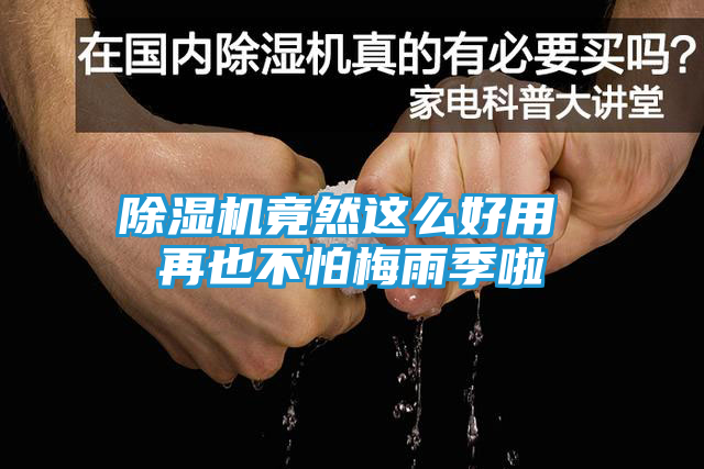 除湿机竟然这么好用 再也不怕梅雨季啦