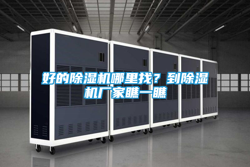 好的除湿机哪里找？到除湿机厂家瞧一瞧