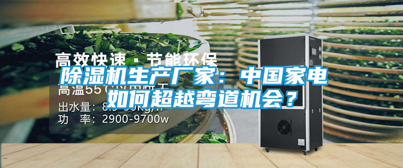 除湿机生产厂家：中国家电 如何超越弯道机会？