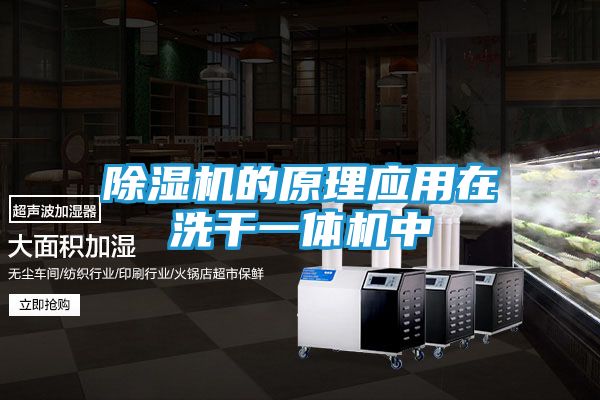 除湿机的原理应用在洗干一体机中