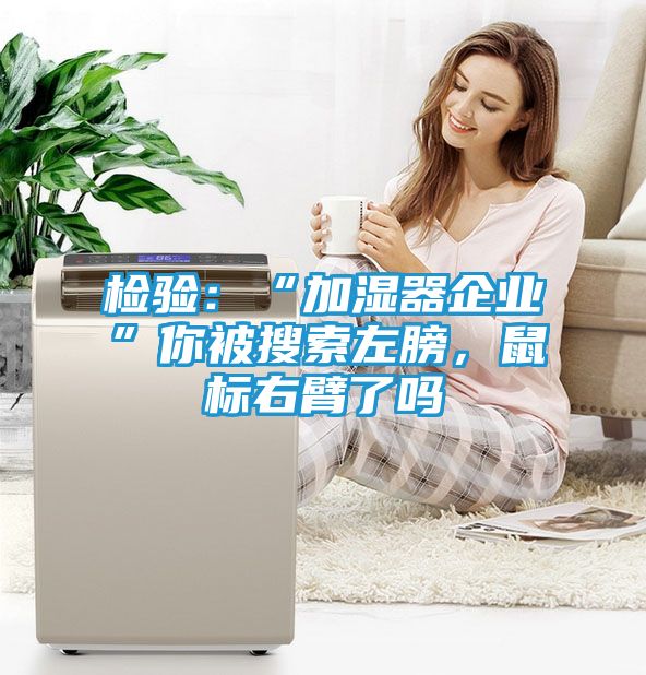 检验：“加湿器企业”你被搜索左膀，鼠标右臂了吗