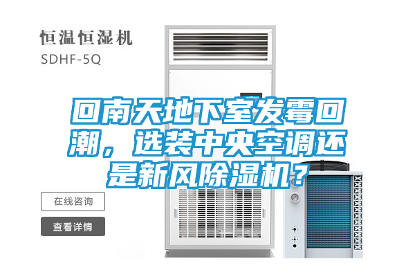回南天地下室发霉回潮，选装中央空调还是新风除湿机？