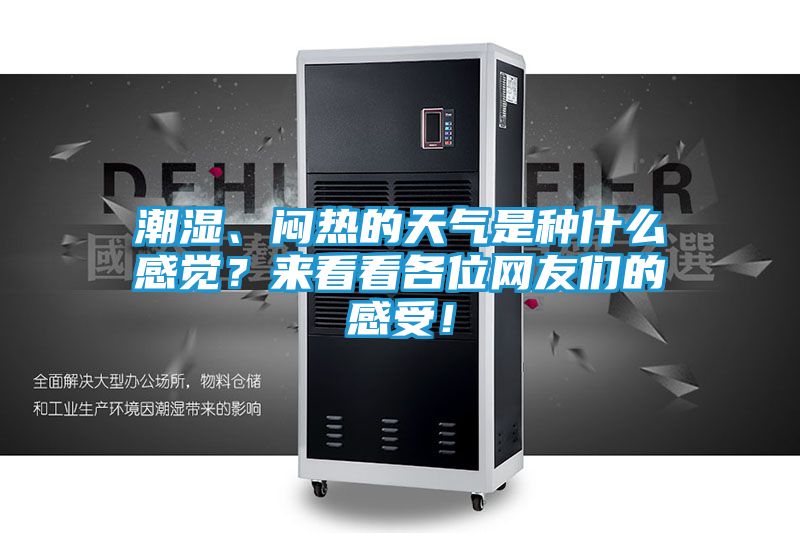 潮湿、闷热的天气是种什么感觉？来看看各位网友们的感受！