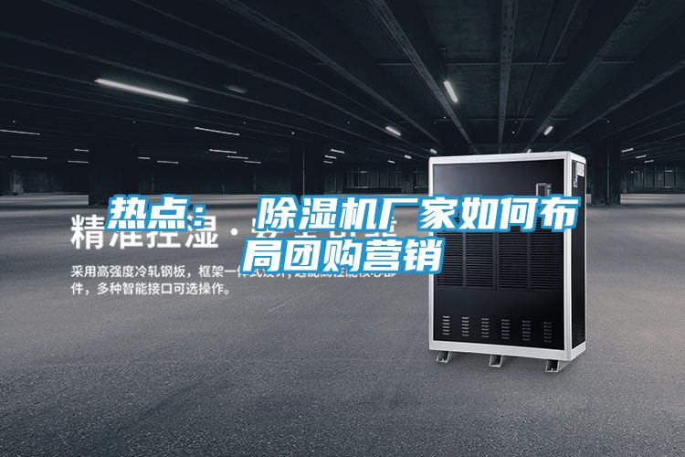 热点： 除湿机厂家如何布局团购营销