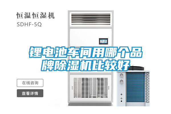 锂电池车间用哪个品牌除湿机比较好