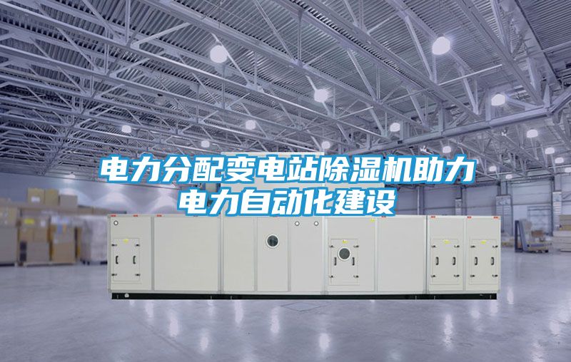 电力分配变电站除湿机助力电力自动化建设