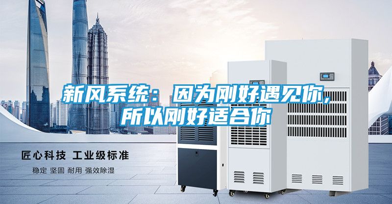 新风系统：因为刚好遇见你,所以刚好适合你