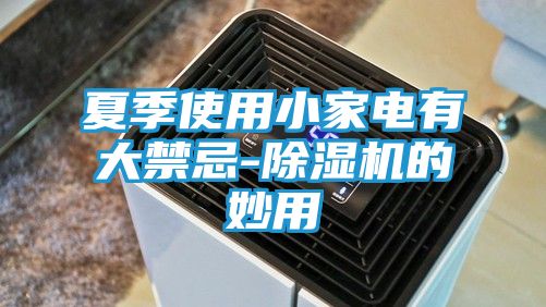 夏季使用小家电有大禁忌-除湿机的妙用