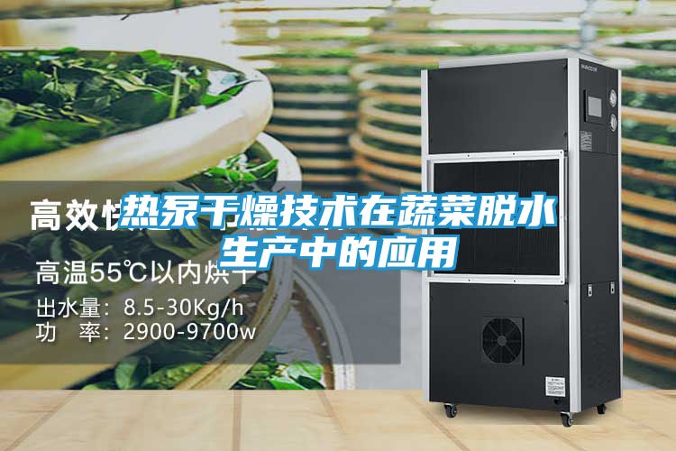 热泵干燥技术在蔬菜脱水生产中的应用