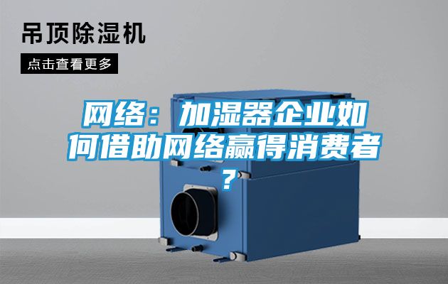 网络：加湿器企业如何借助网络赢得消费者？