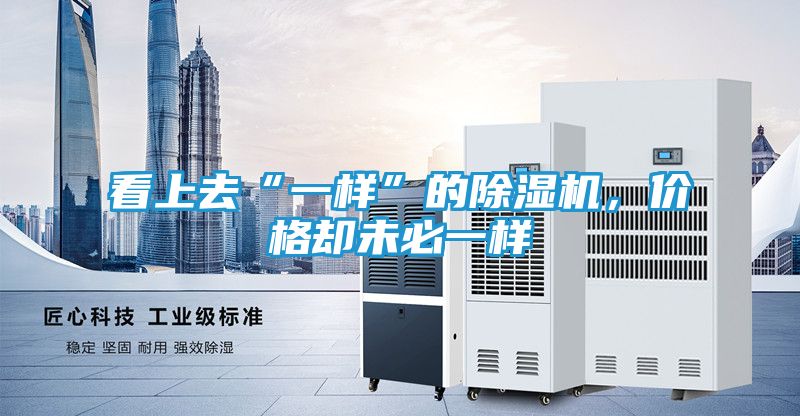 看上去“一样”的除湿机，价格却未必一样