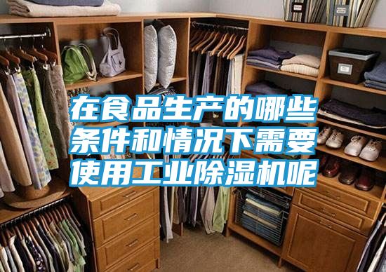 在食品生产的哪些条件和情况下需要使用工业除湿机呢