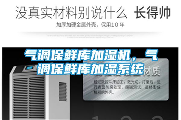 气调保鲜库加湿机,气调保鲜库加湿系统