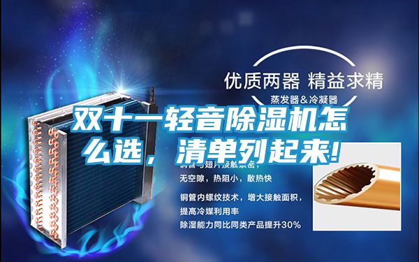 双十一轻音除湿机怎么选，清单列起来!