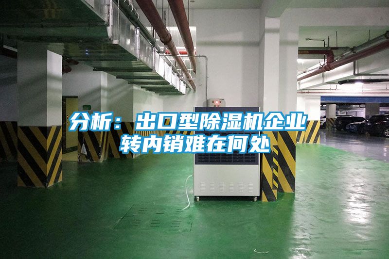 分析:出口型除湿机企业 转内销难在何处