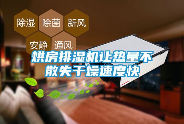 烘房排湿机让热量不散失干燥速度快
