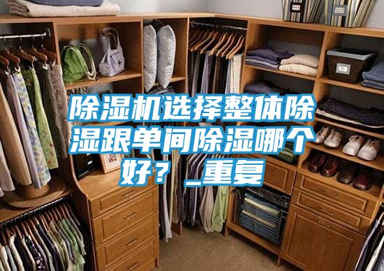 除湿机选择整体除湿跟单间除湿哪个好？_重复
