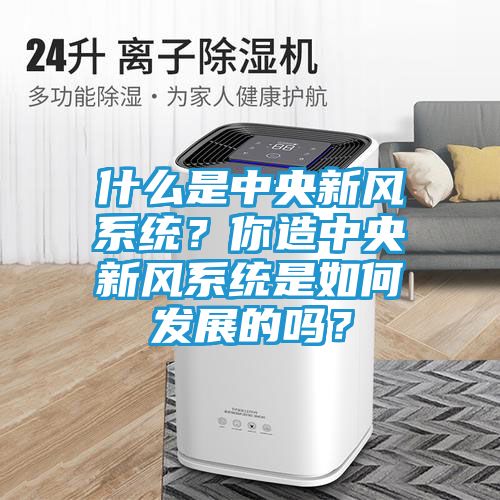 什么是中央新风系统？你造中央新风系统是如何发展的吗？