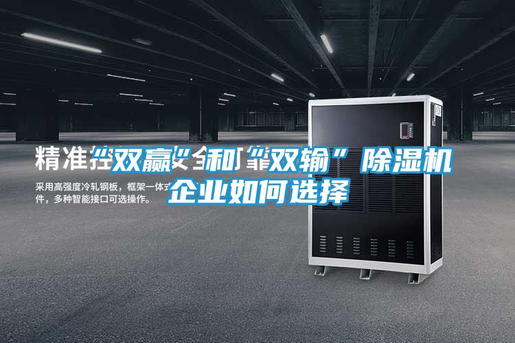 “双赢”和“双输”除湿机企业如何选择