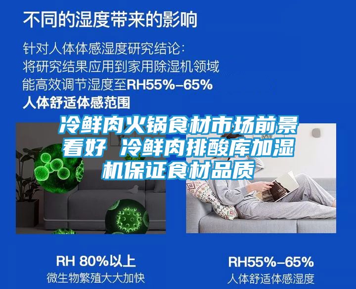 冷鲜肉火锅食材市场前景看好 冷鲜肉排酸库加湿机保证食材品质