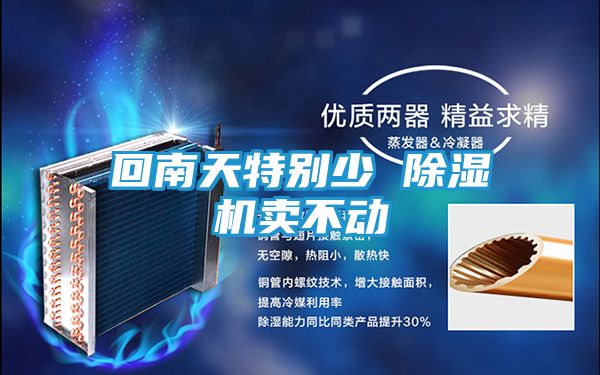 回南天特别少 除湿机卖不动