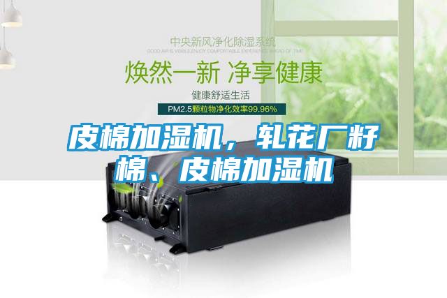 皮棉加湿机，轧花厂籽棉、皮棉加湿机