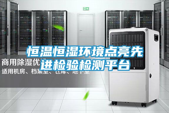 恒温恒湿环境点亮先进检验检测平台