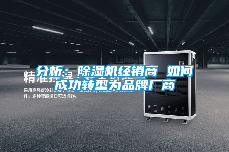 分析:除湿机经销商 如何成功转型为品牌厂商