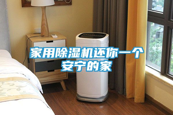 家用除湿机还你一个安宁的家