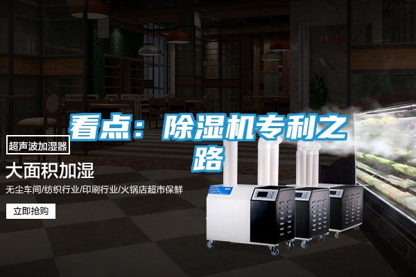 看点:除湿机专利之路