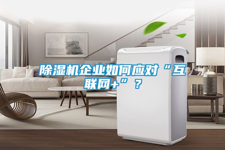 除湿机企业如何应对“互联网+”？