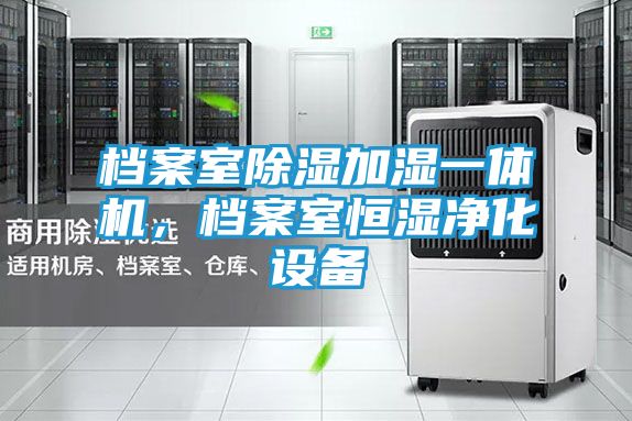 档案室除湿加湿一体机，档案室恒湿净化设备