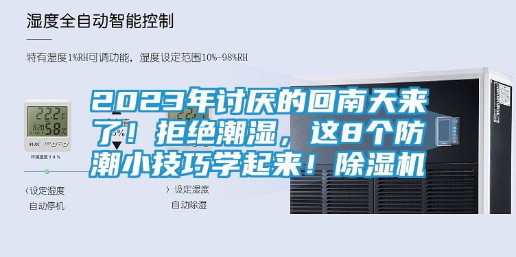 2023年讨厌的回南天来了！拒绝潮湿，这8个防潮小技巧学起来！除湿机