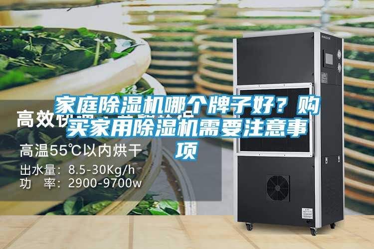 家庭除湿机哪个牌子好？购买家用除湿机需要注意事项