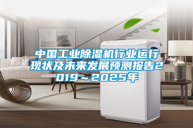 中国工业除湿机行业运行现状及未来发展预测报告2019～2025年