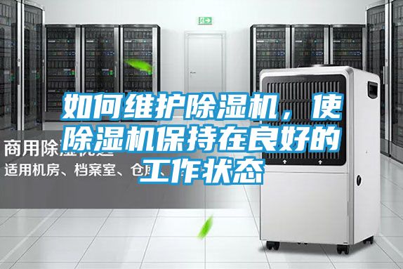 如何维护除湿机,使除湿机保持在良好的工作状态