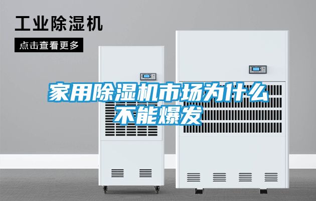 家用除湿机市场为什么不能爆发