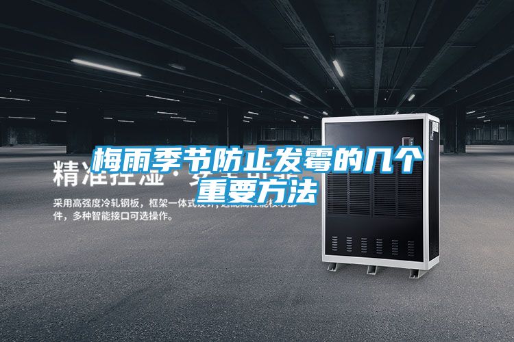 梅雨季节防止发霉的几个重要方法