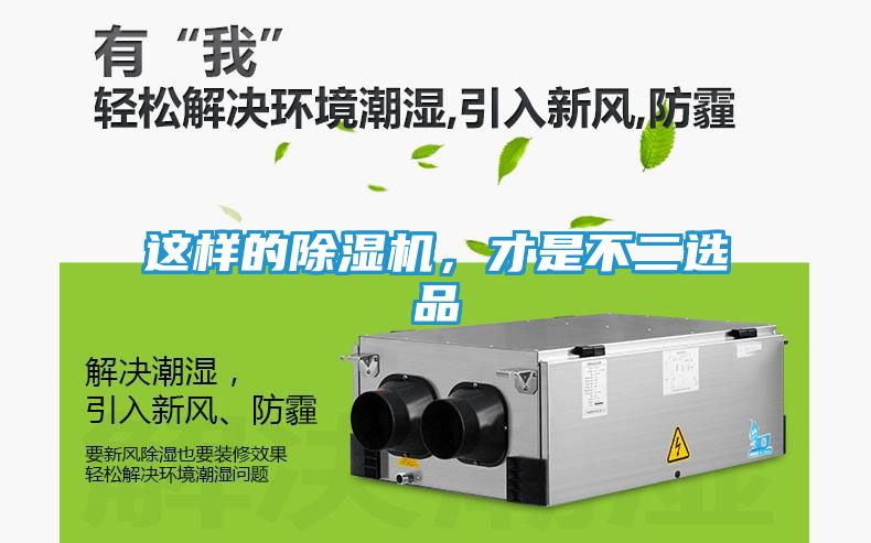 这样的除湿机，才是不二选品