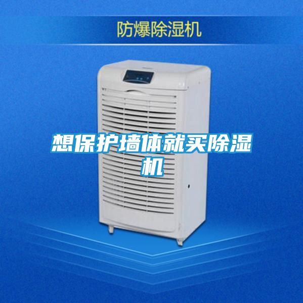 想保护墙体就买除湿机