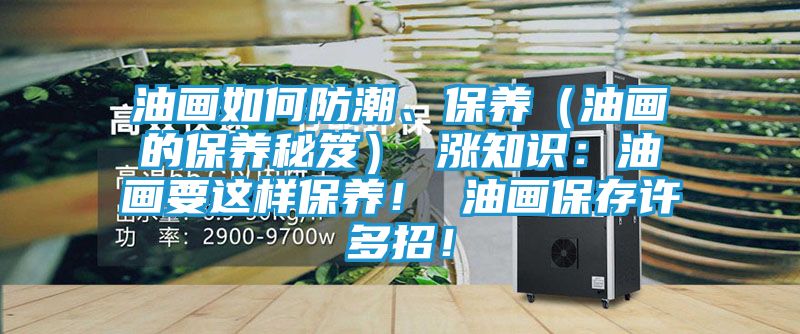 油画如何防潮、保养(油画的保养秘笈) 涨知识:油画要这样保养! 油画保存许多招!