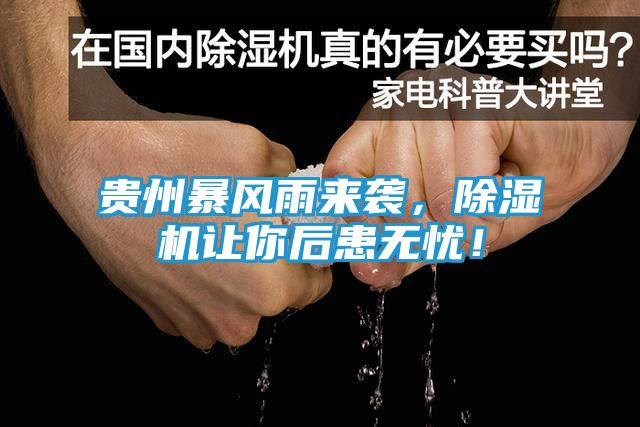 贵州暴风雨来袭，除湿机让你后患无忧！