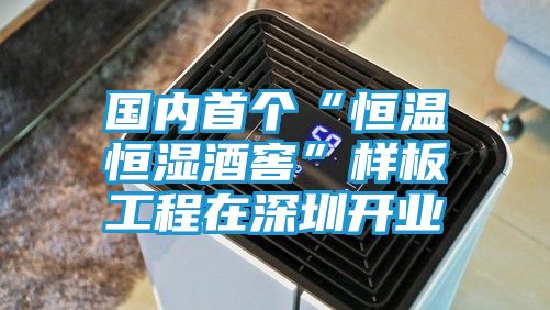 国内首个“恒温恒湿酒窖”样板工程在深圳开业