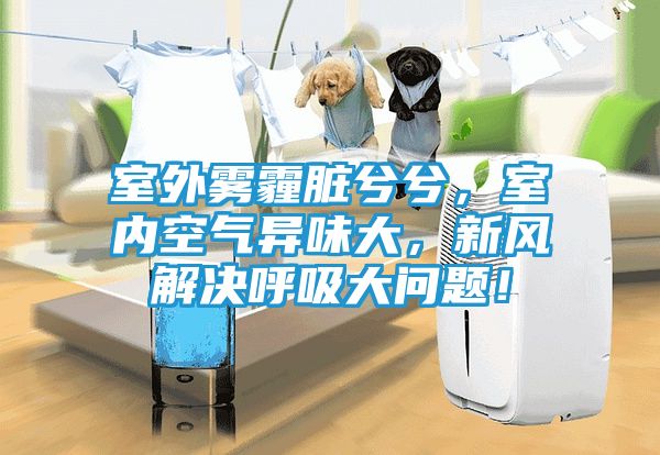 室外雾霾脏兮兮,室内空气异味大,新风解决呼吸大问题!