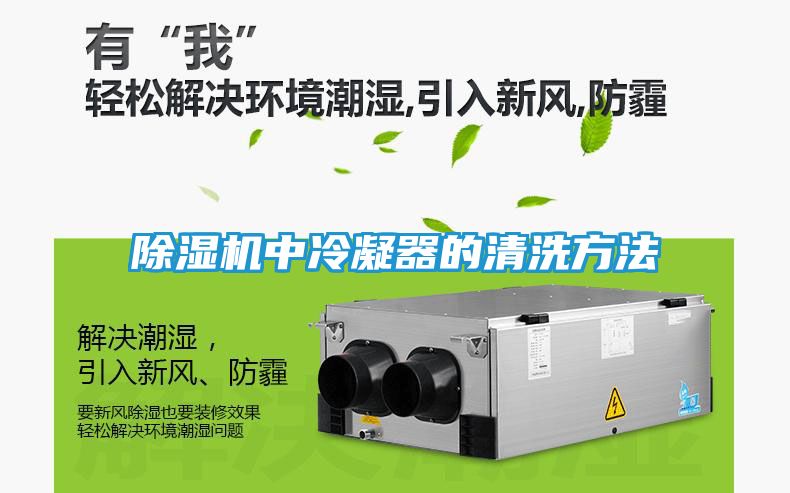除湿机中冷凝器的清洗方法