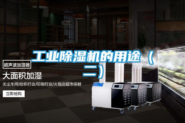 工业除湿机的用途(二)