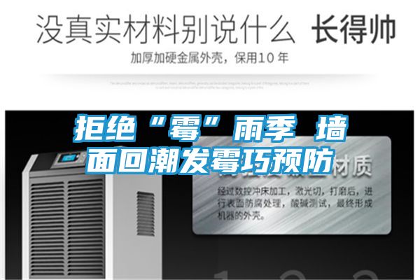 拒绝“霉”雨季 墙面回潮发霉巧预防