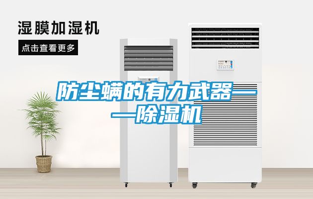 防尘螨的有力武器——除湿机