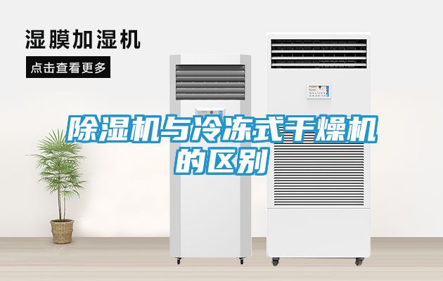 除湿机与冷冻式干燥机的区别