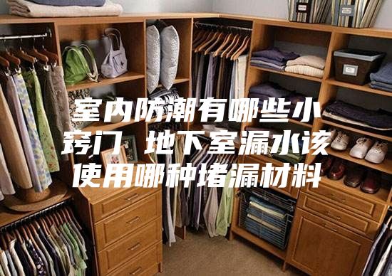 室内防潮有哪些小窍门 地下室漏水该使用哪种堵漏材料